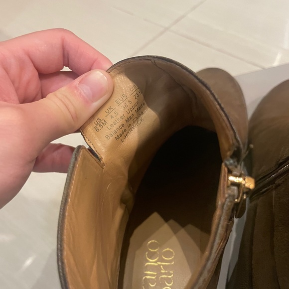 Franco Sarto Suede Leather Booties - Picture 6 of 8